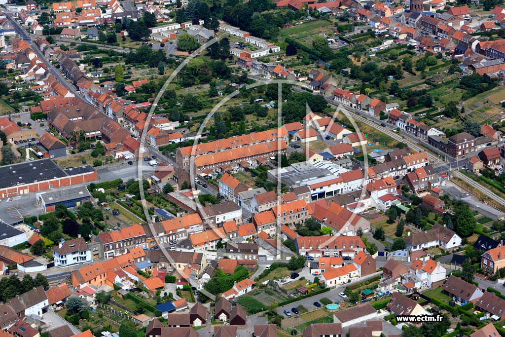 Photo arienne de Arques (Quartier de l'Ascenseur)