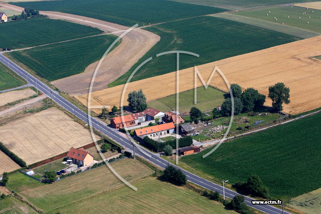 Photo arienne de Blaringhem (Quartier du Mont Dupil)