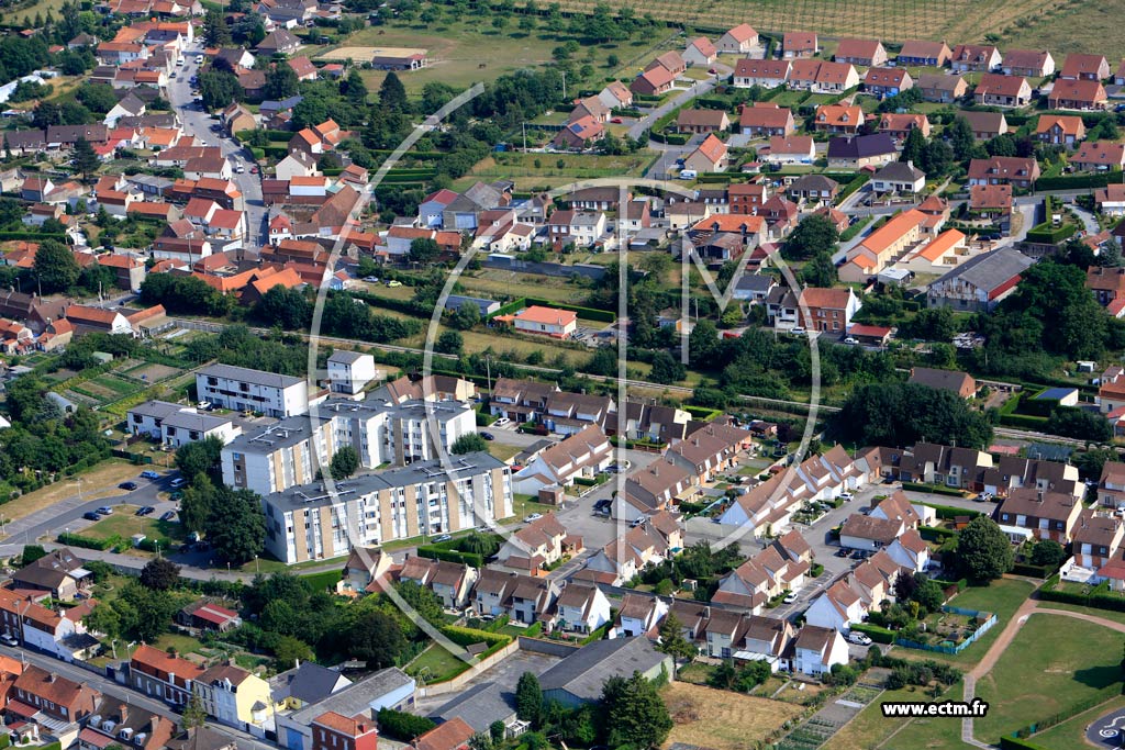 Photo arienne de Blendecques (Quartier de la Rue Jean-Jaurs)