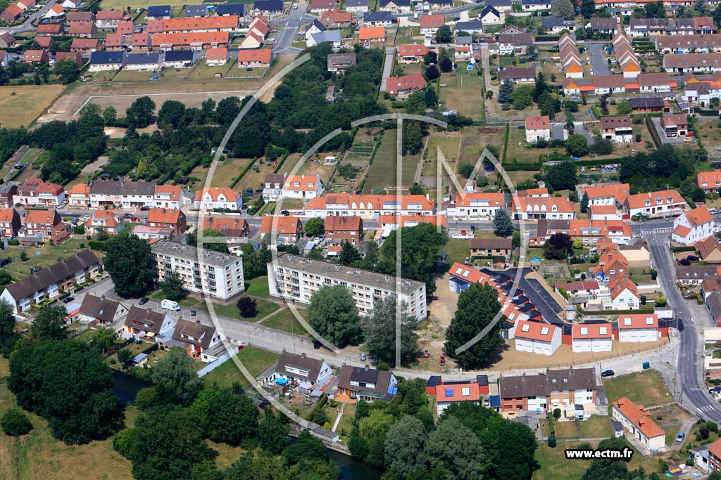 Photo arienne de Wizernes (Quartier de Gondardennes)