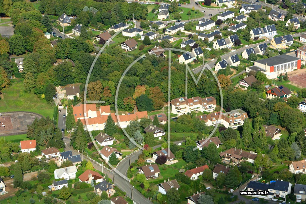 Photo arienne de vreux (Quartier Jean Moulin)