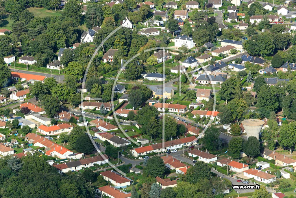 Photo arienne de vreux (Quartier Jean Rostand)