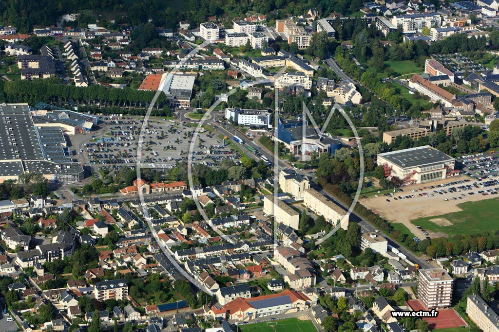 Photo arienne de vreux (Quartier Les Prs Pechet)