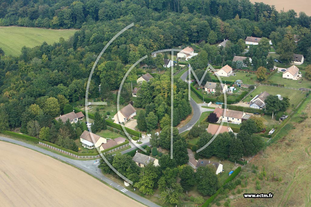 Photo arienne de Le Val Dor - Le Fresne (Lotissement les Bois de Heurteloup)