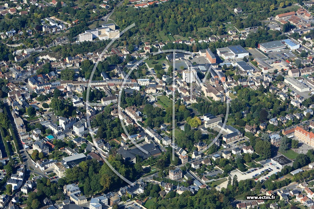 Photo arienne de Dreux (Quartier Falaise)