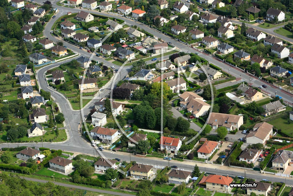 Photo arienne de Ivry la Bataille