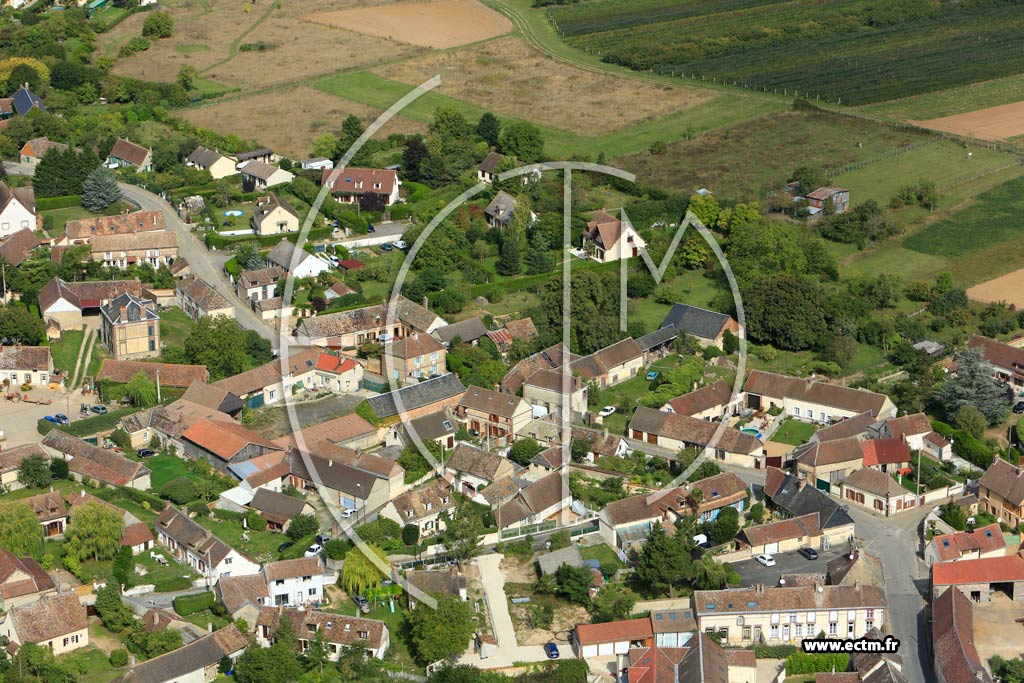 Photo arienne de Mzires-en-Drouais (Marsauceux)