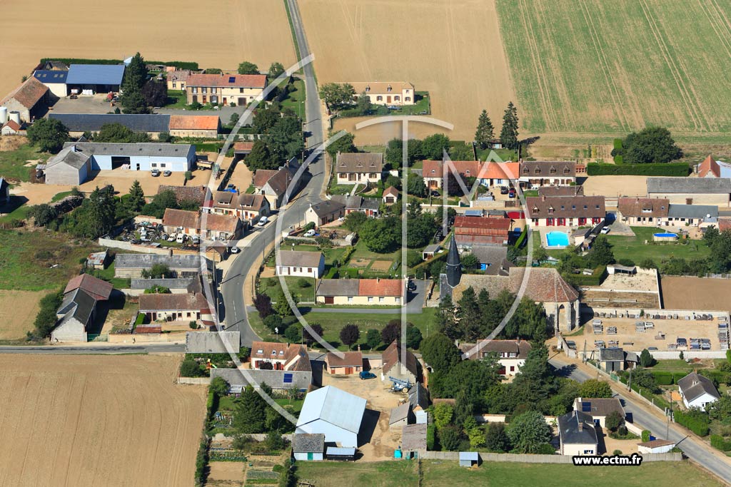 Photo arienne de Tremblay-les-Villages (Gironville)