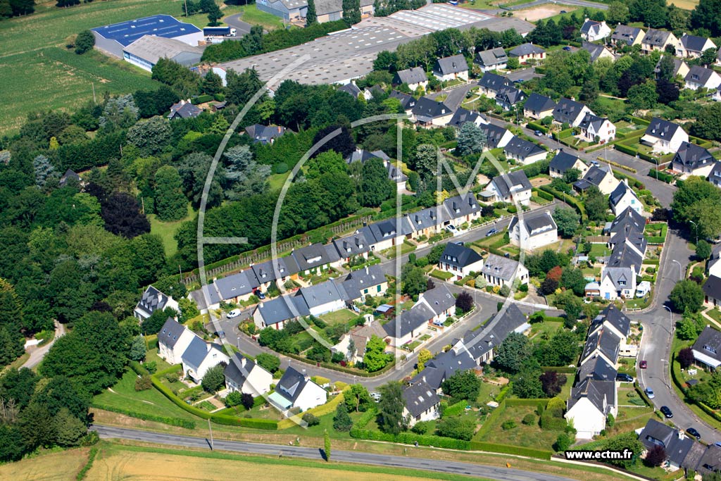 Photo arienne de Vezin-le-Coquet (La Foucherais)