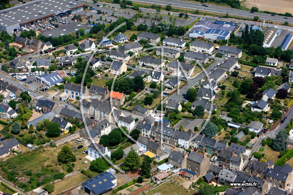 Photo arienne de Saint-Jouan-des-Gurets