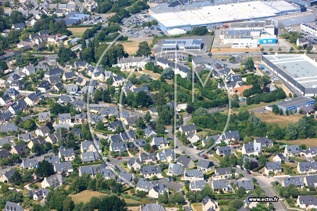 Photo arienne de Saint-Malo (La Flourie-Lorette)