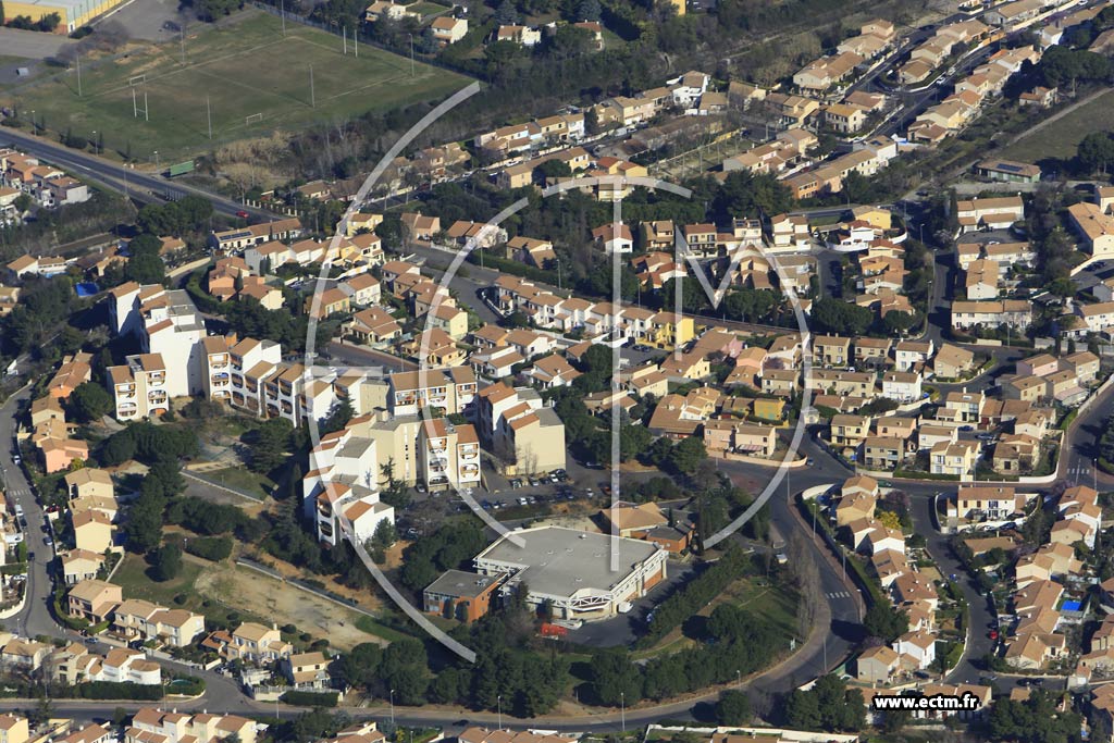 Photo arienne de Bziers (Quartier Pech de Valras)