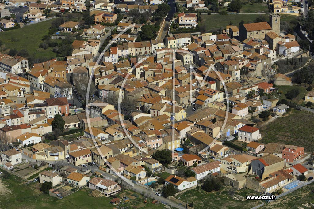 Photo arienne de Vendres