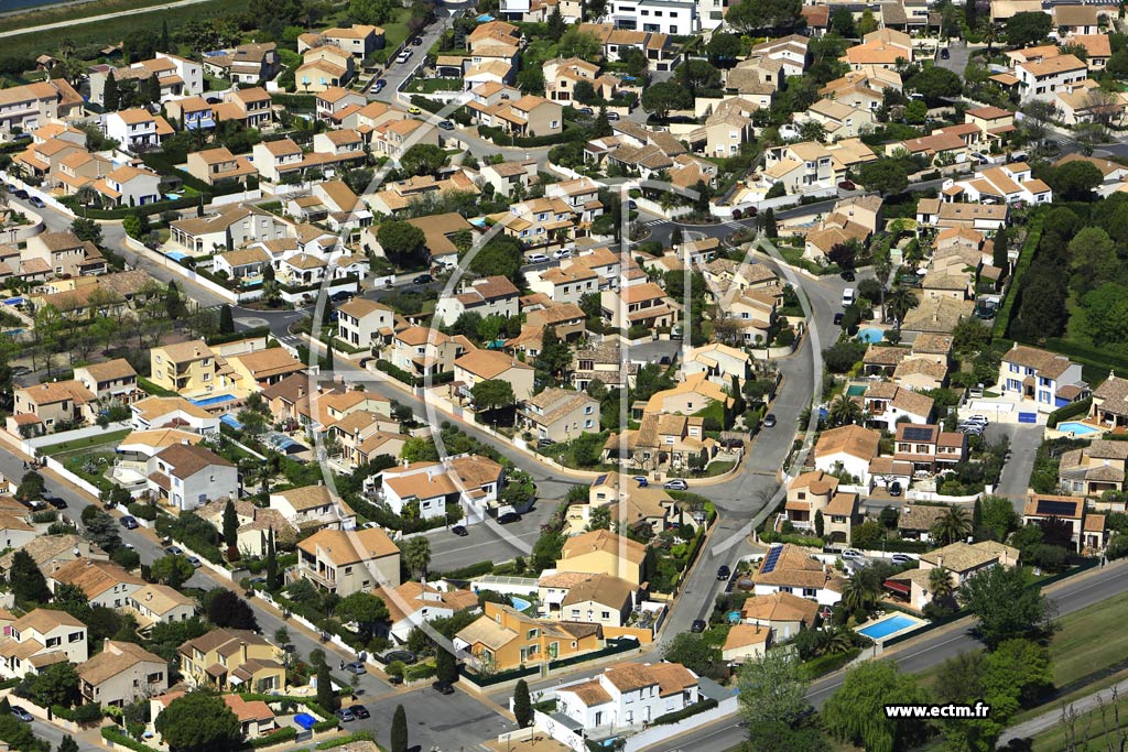 Photo arienne de Lattes (Quartier de la Troisime-cluse)