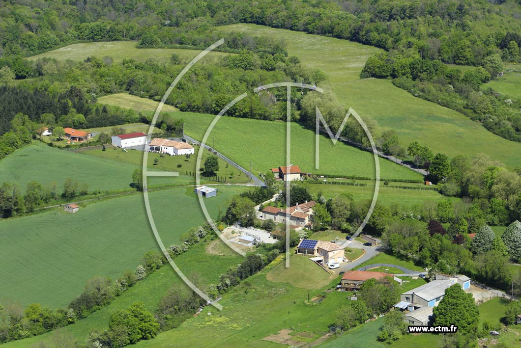 Photo arienne de Montredon-Labessonni (Le Moulin  Vent)