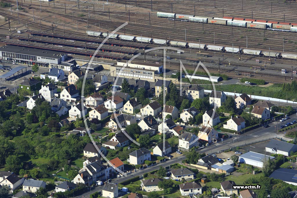 Photo arienne de Fleury-les-Aubrais (Gare des Aubrais-Orlans)