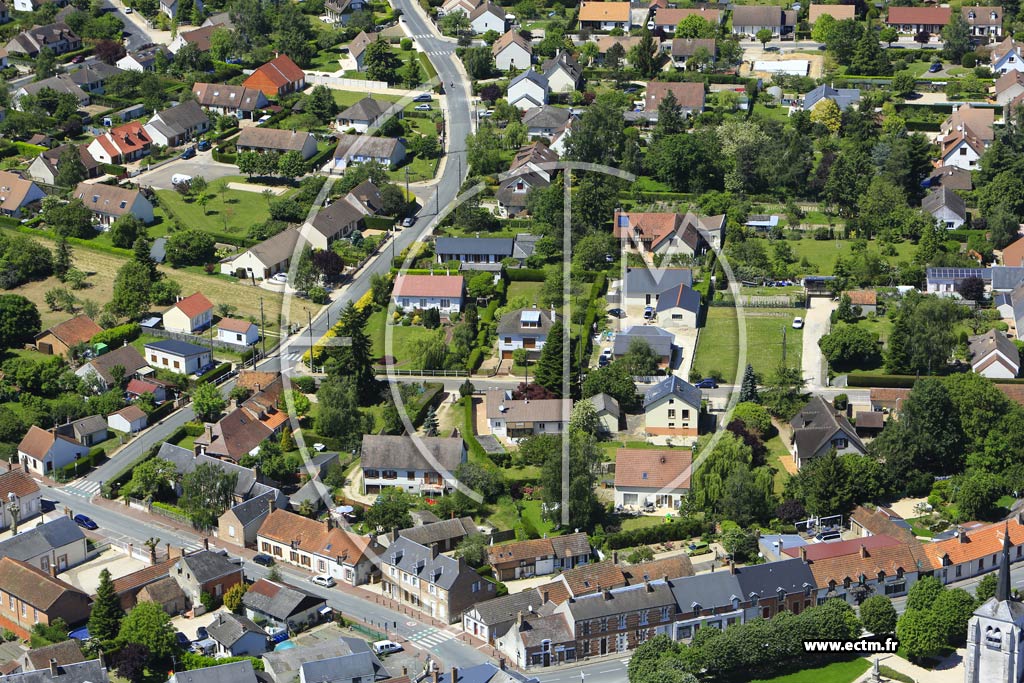 Photo arienne de Marcilly-en-Villette