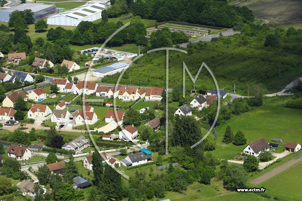 Photo arienne de Semoy (le Bourg le Rond)