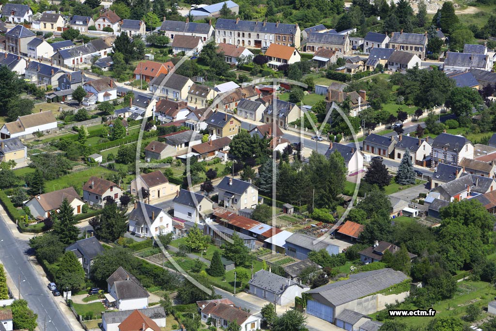 Photo arienne de Argent-sur-Sauldre