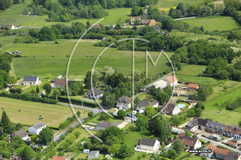 Photo arienne de Chtillon-sur-Loire (la Bruyre)