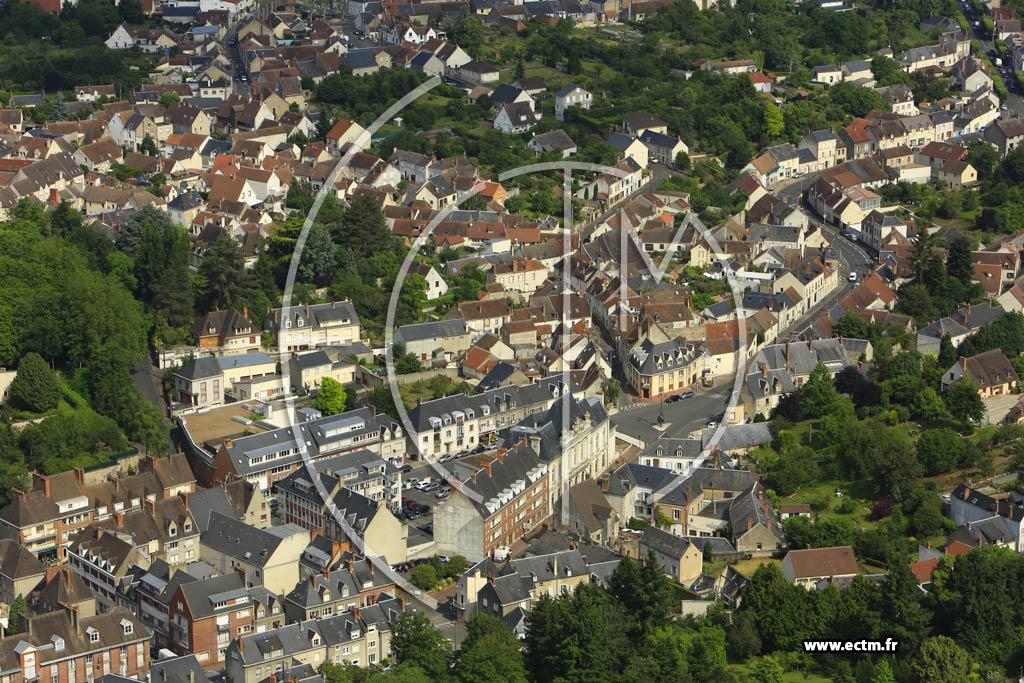 Photo arienne de Gien (Quartier Jean-Villejean)