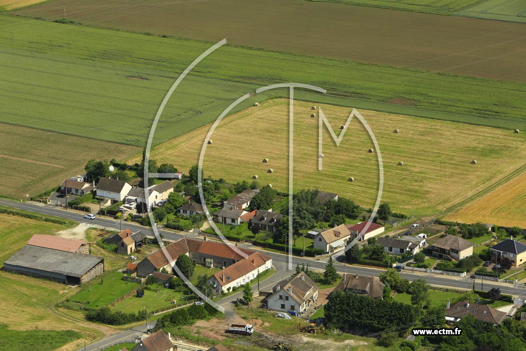 Photo arienne de Poilly-lez-Gien (la Barberie)