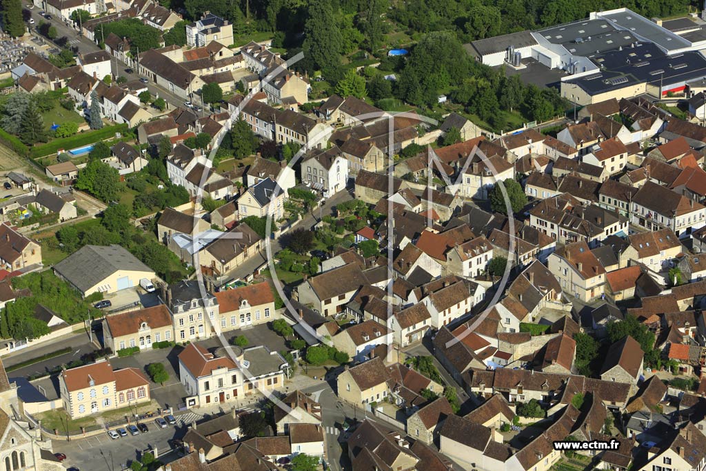 Photo arienne de Appoigny (Centre)