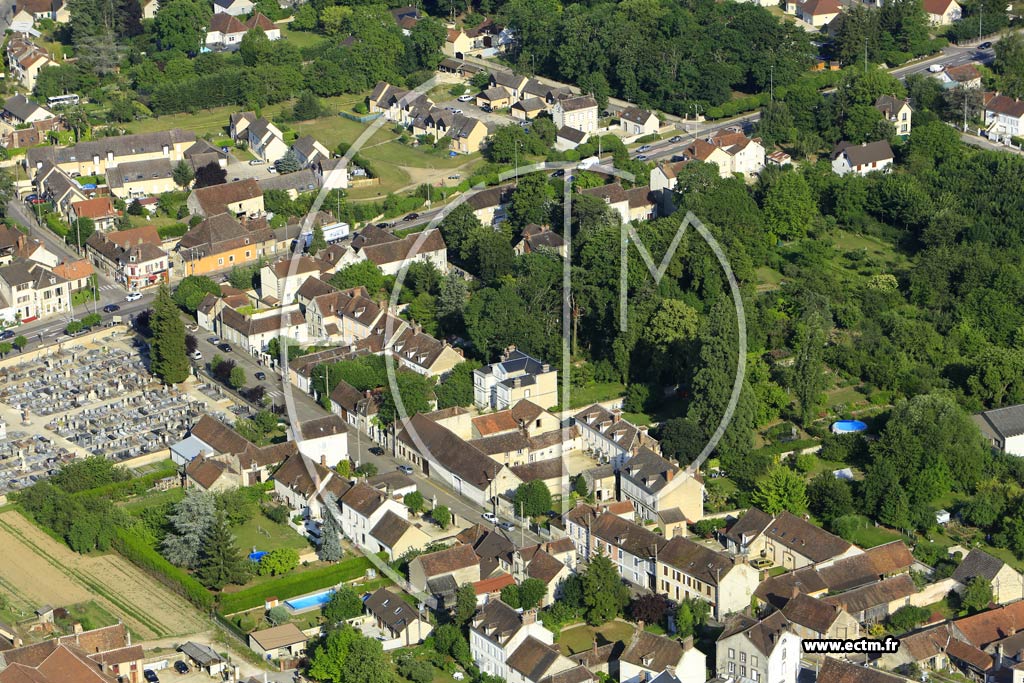 Photo arienne de Appoigny (Centre)