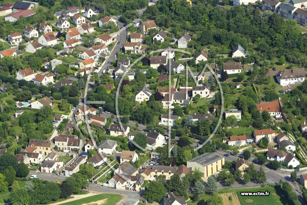 Photo arienne de Auxerre (Saint-Martin)