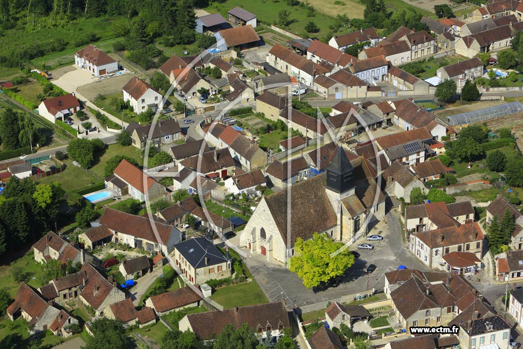 Photo arienne de Fleury-la-Valle