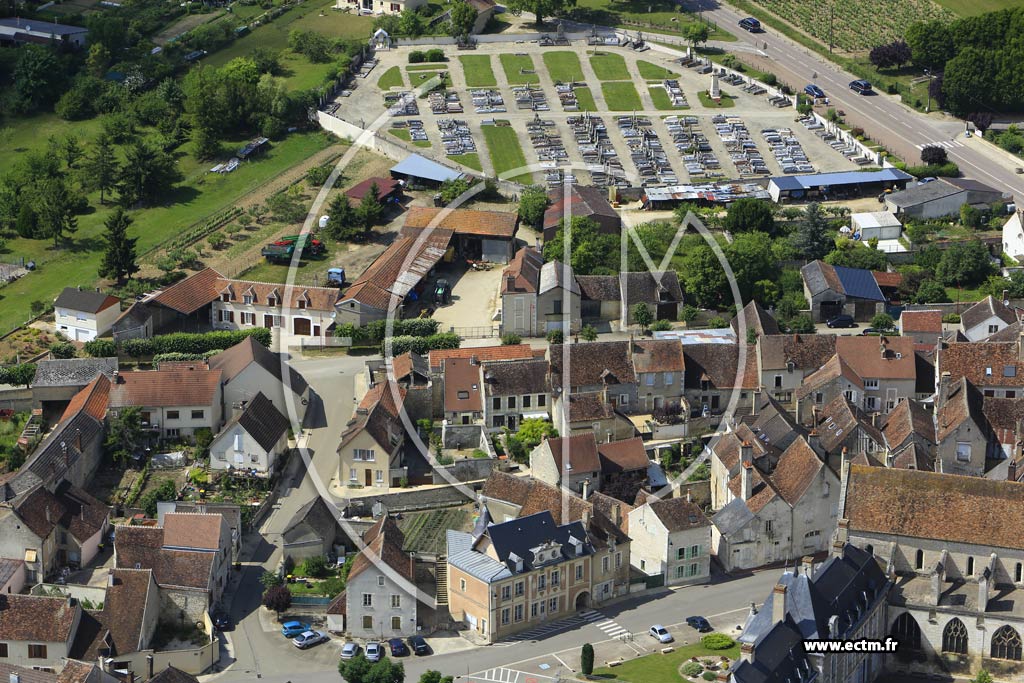 Photo arienne de Saint-Bris-le-Vineux