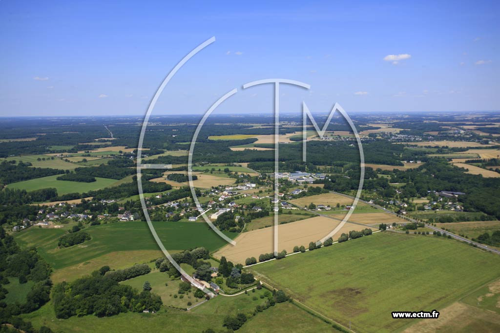 Photo arienne de la Membrolle-sur-Choisille (la Basse Chnaye)