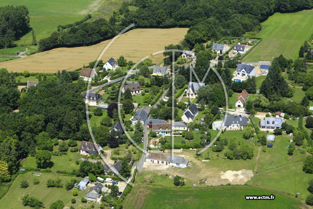 Photo arienne de la Membrolle-sur-Choisille (le Guret)