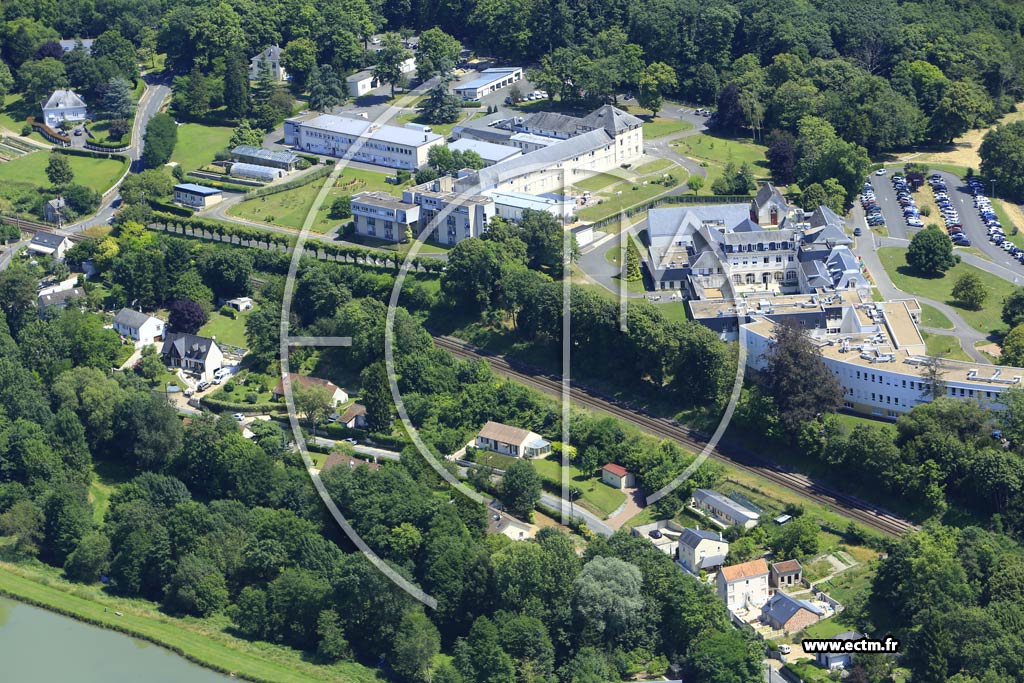 Photo arienne de la Membrolle-sur-Choisille (le Moulin Milon)