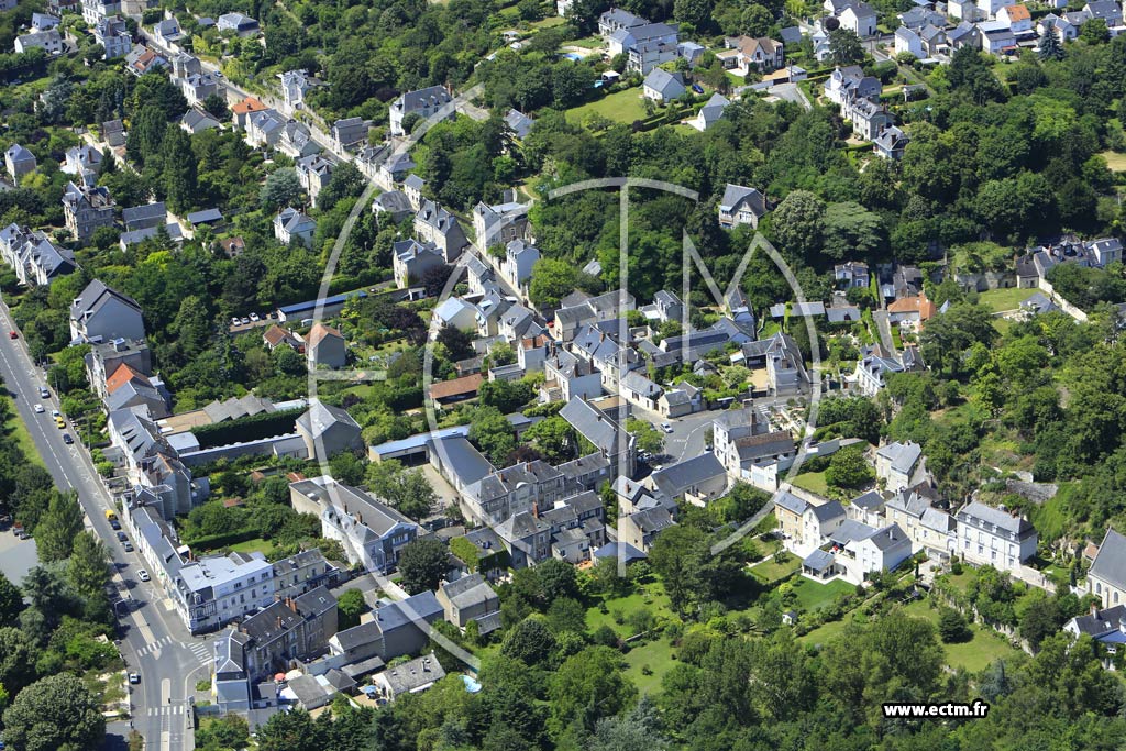 Photo arienne de Tours (Sainte-Radegonde)