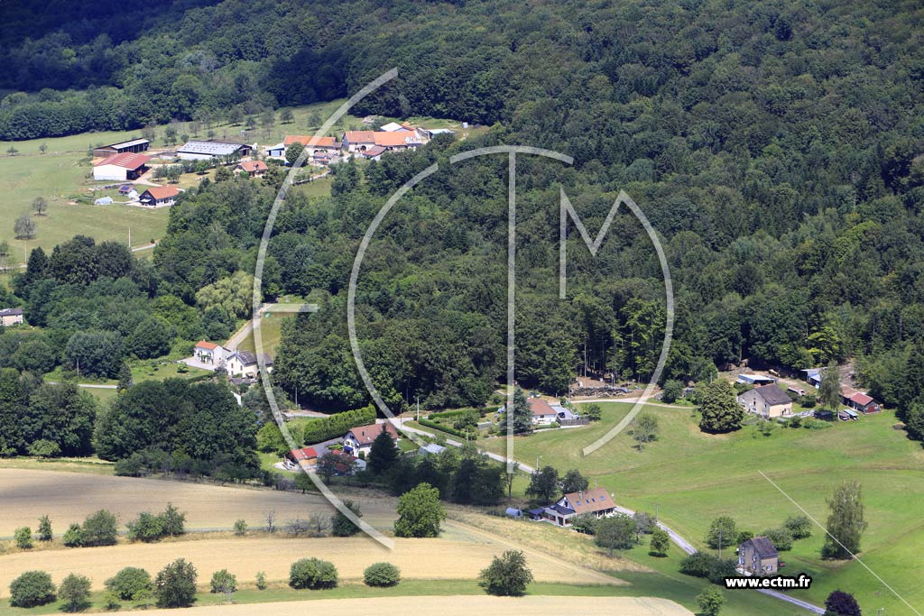 Photo arienne de Aillevillers-et-Lyaumont (les Granges de la Branleure)