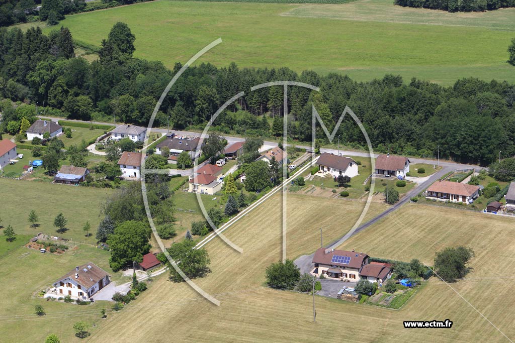 Photo arienne de Fougerolles (le Rond Pr)