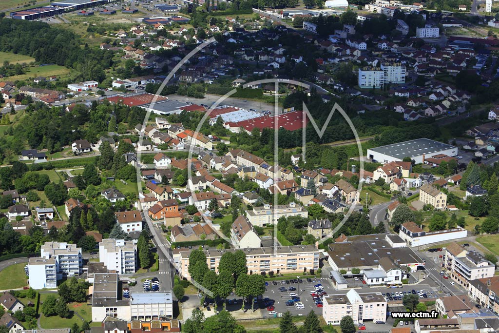 Photo arienne de Luxeuil-les-Bains (Faubourg du Chne)