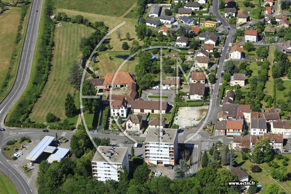 Photo arienne de Luxeuil-les-Bains (Faubourg du Chne)