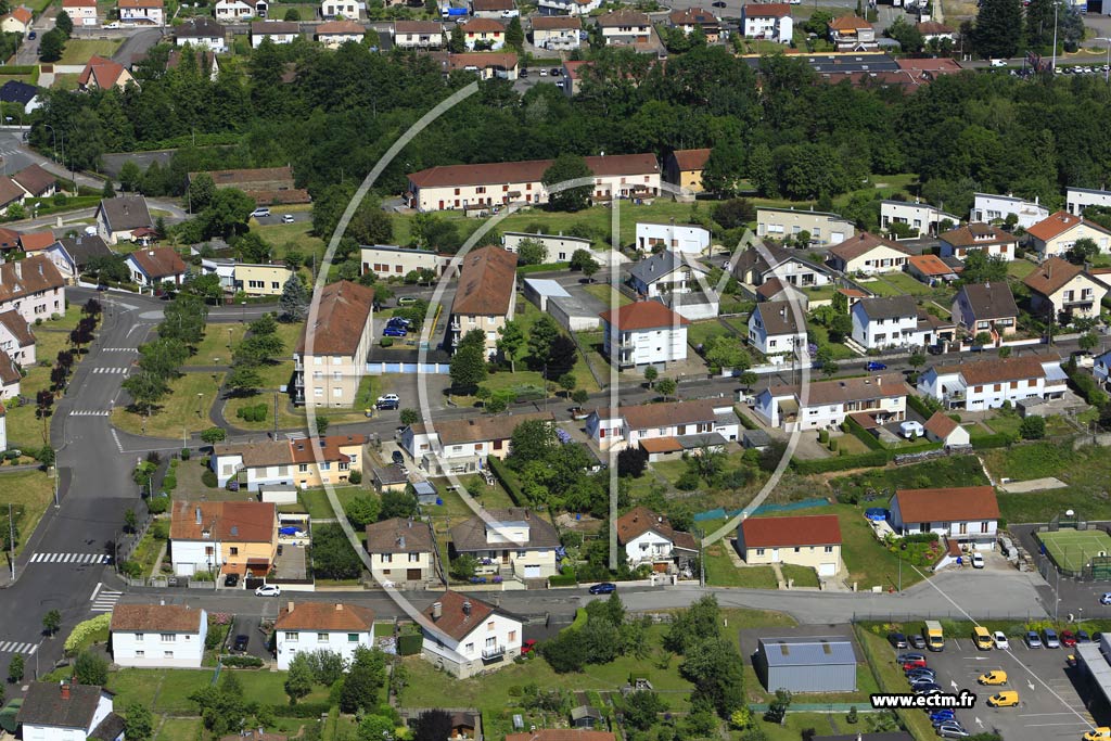 Photo arienne de Luxeuil-les-Bains (Mont Valot)