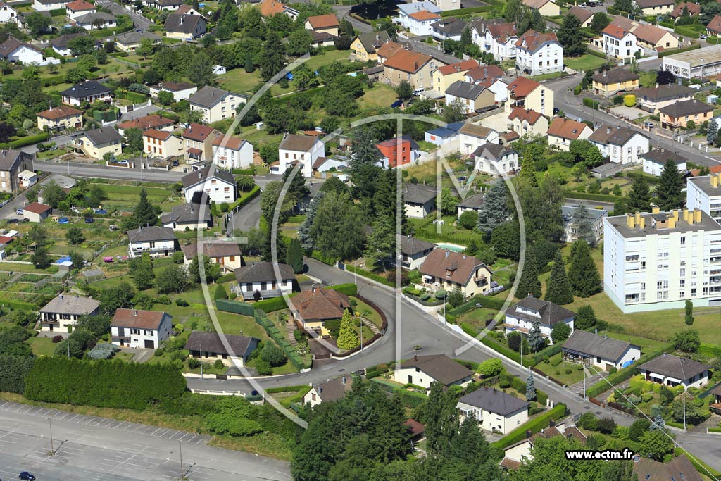 Photo arienne de Luxeuil-les-Bains (Quartier de l'Av. du Marchal Turenne)