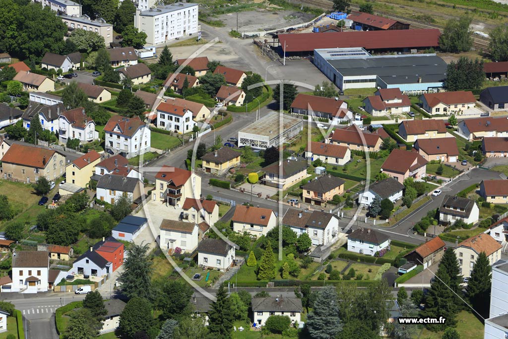 Photo arienne de Luxeuil-les-Bains (Quartier de l'Av. du Marchal Turenne)