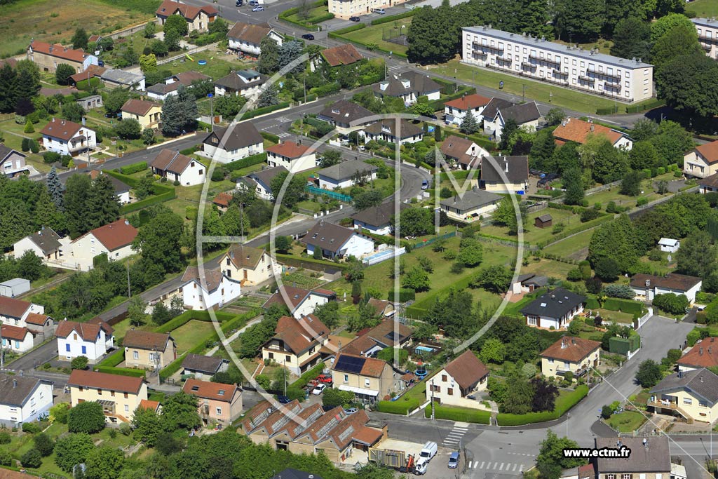 Photo arienne de Luxeuil-les-Bains (Quartier de l'Av. du Marchal Turenne)