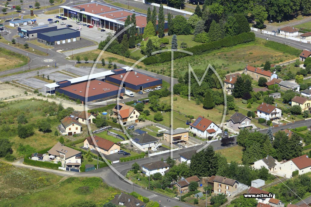 Photo arienne de Luxeuil-les-Bains (Quartier de l'Av. du Marchal Turenne)