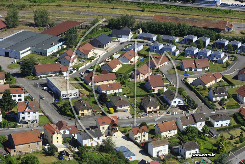 Photo arienne de Luxeuil-les-Bains (Quartier de l'Av. du Marchal Turenne)