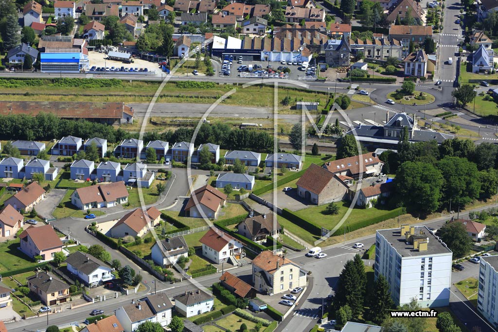 Photo arienne de Luxeuil-les-Bains (Quartier de l'Av. du Marchal Turenne)