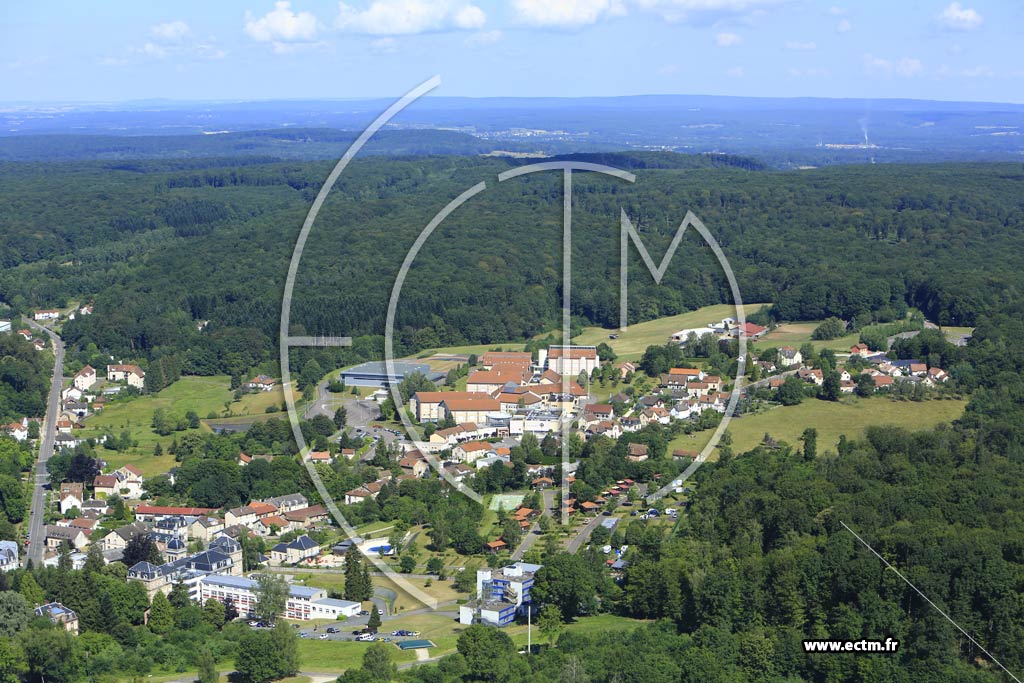 Photo arienne de Luxeuil-les-Bains (Quartier de la Rue de Grammont)