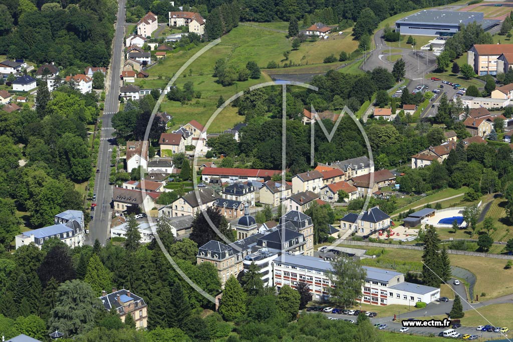 Photo arienne de Luxeuil-les-Bains (Quartier de la Rue de Grammont)