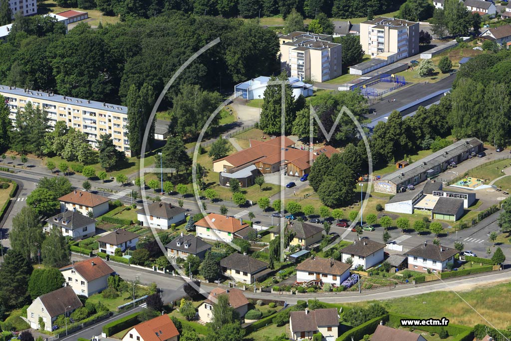 Photo arienne de Luxeuil-les-Bains (Quartier des Libelles)