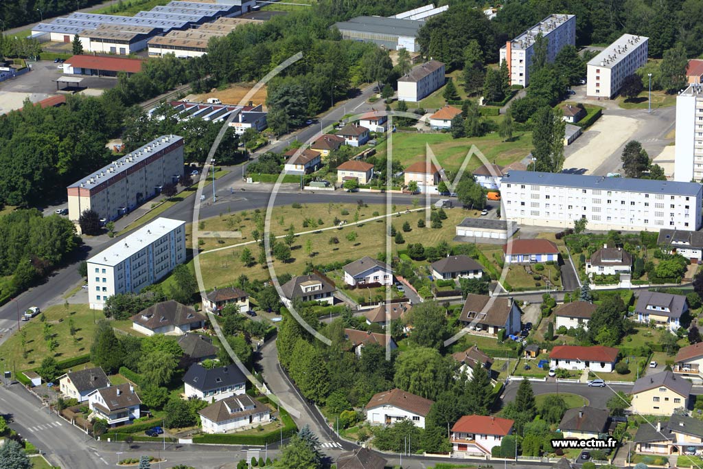 Photo arienne de Luxeuil-les-Bains (Quartier des Libelles)